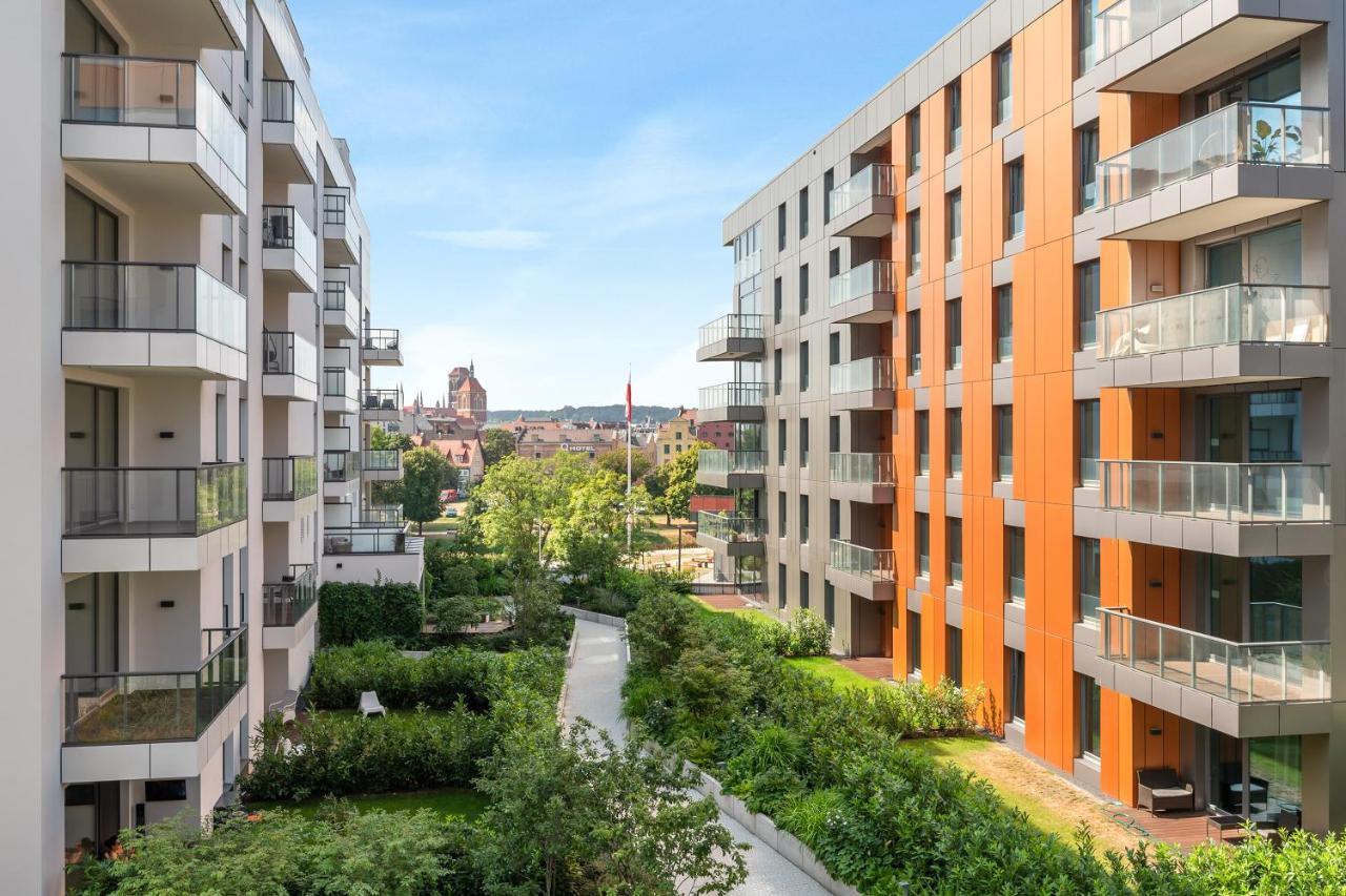 Brabank Riverside By Downtown Apartments Gdańsk Buitenkant foto