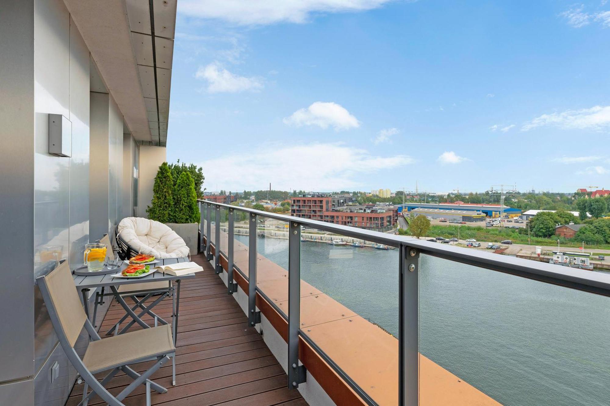 Brabank Riverside By Downtown Apartments Gdańsk Buitenkant foto
